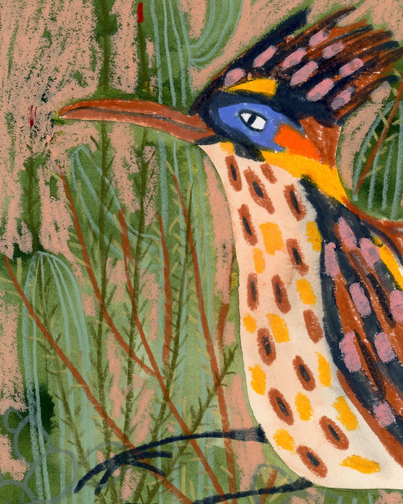Stylish Roadrunner Giclée Print — Melissa Lakey